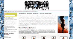 Desktop Screenshot of cardboardcutoutworld.com